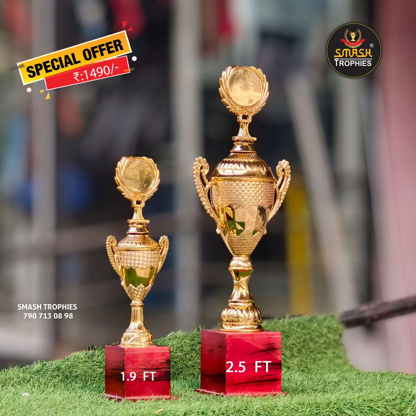 Plastic trophy MS750-602-1490