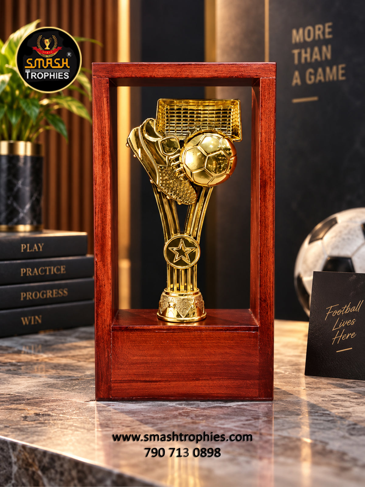 FOOTBALL TROPHY D10-630