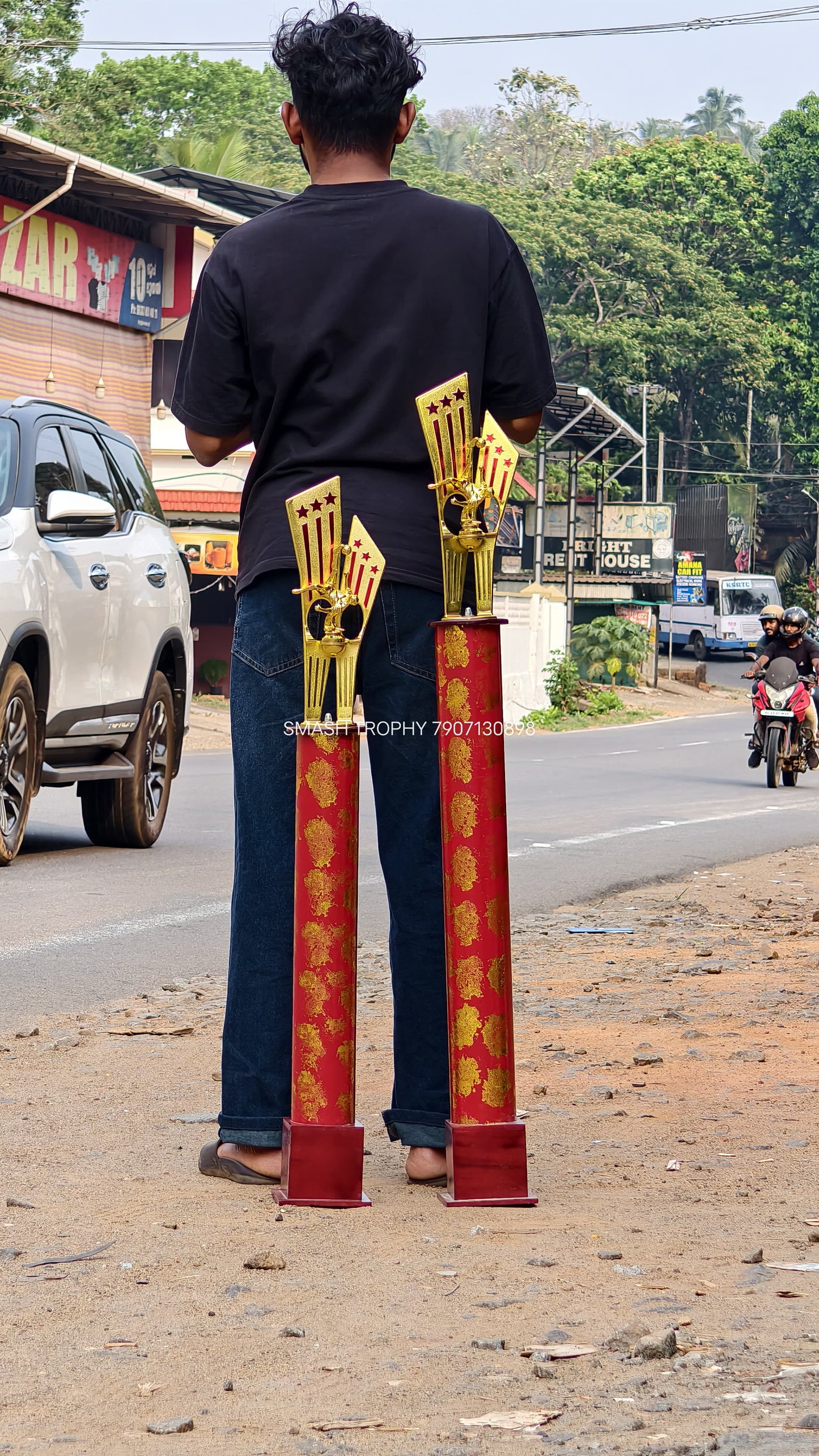 This is Plastic Trophy FM 11 RED