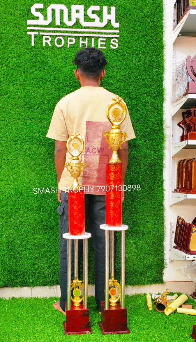 COMBO OFFER Trophies 33-1800-85-red 4.5 ft