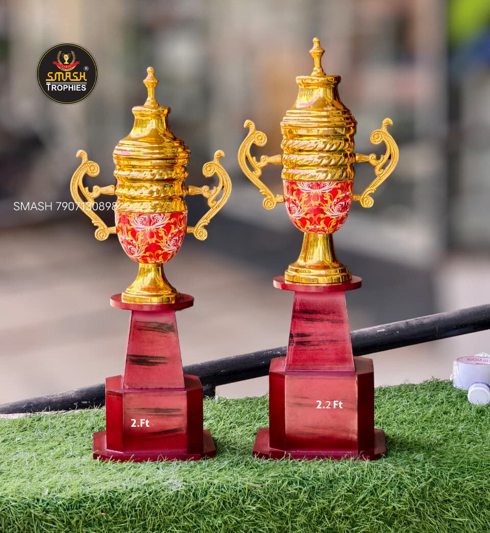 Metal trophies FIRE MS RED