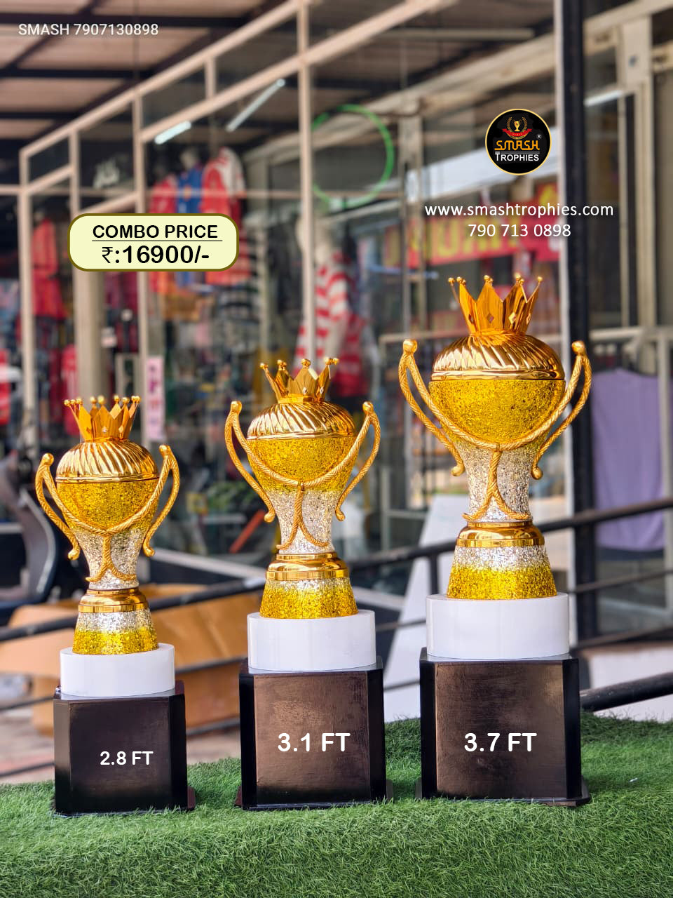 SILVER AND GOLD TROPHY VEERC 19500