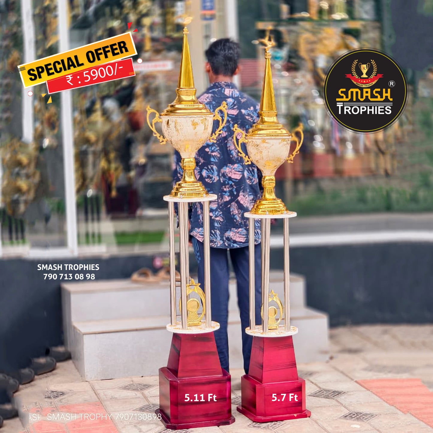 Metal trophies  MODI ST 5.11 FT with