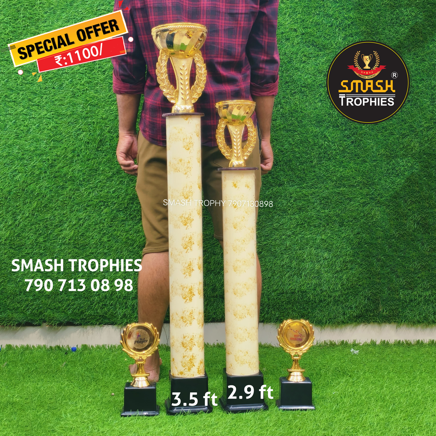 COMBO OFFER Trophies 218 -1100 3.5 ft ,2.9 WET
