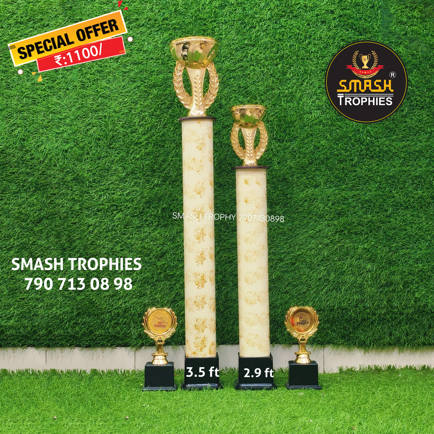 COMBO OFFER Trophies 218 -1100 3.5 ft ,2.9 WET