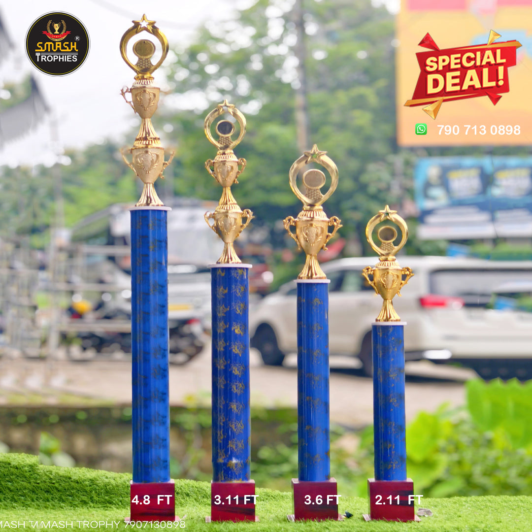 Plastic trophies 33-85-2500 4 BLUE