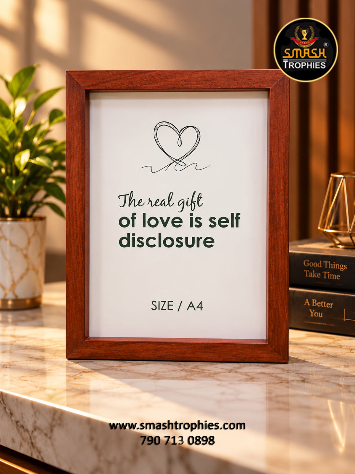 Wooden A4 frame - 400