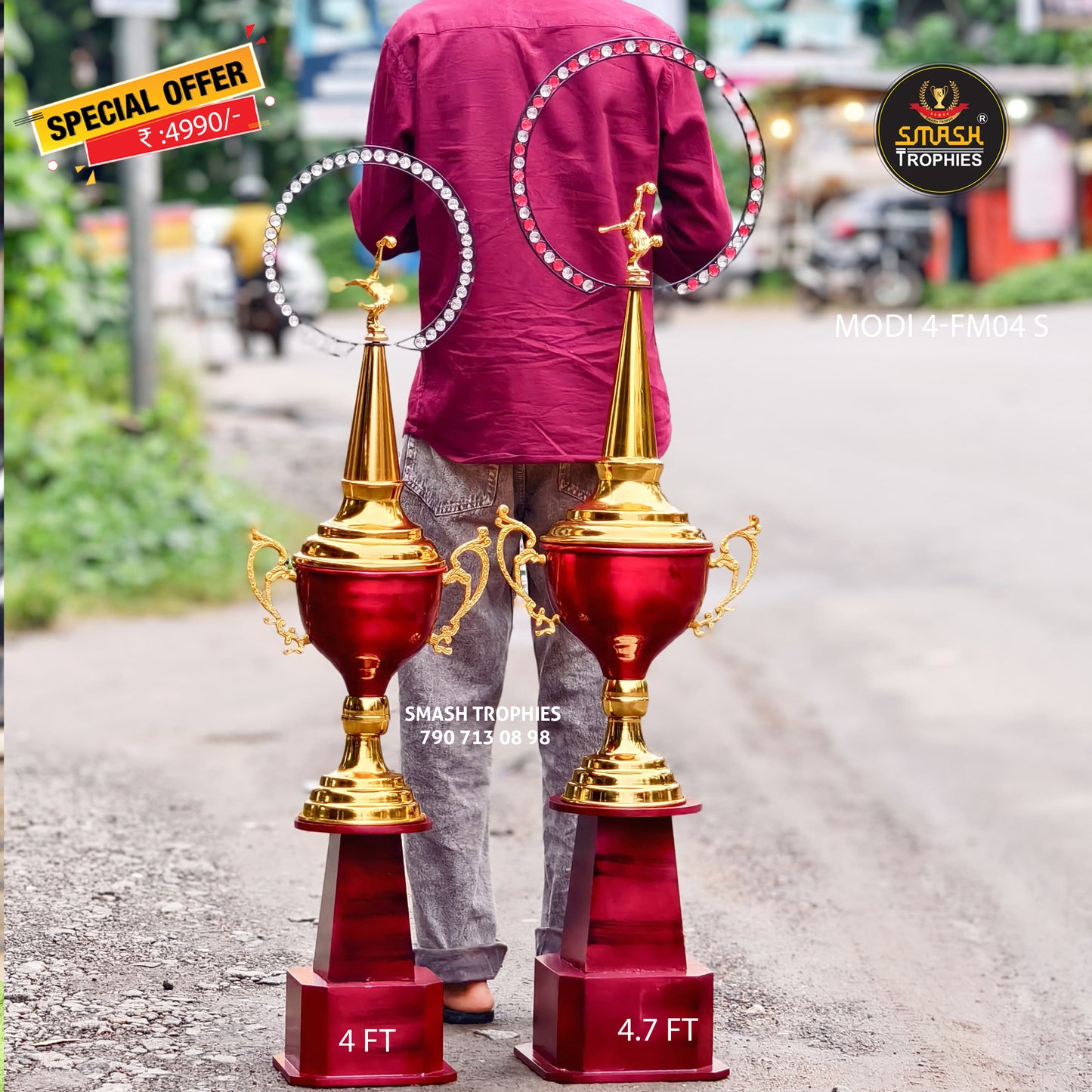 Metal trophies MODI 4 LM 4.7 FT