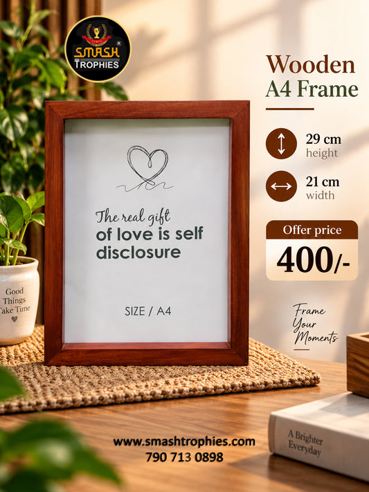Wooden A4 frame - 400