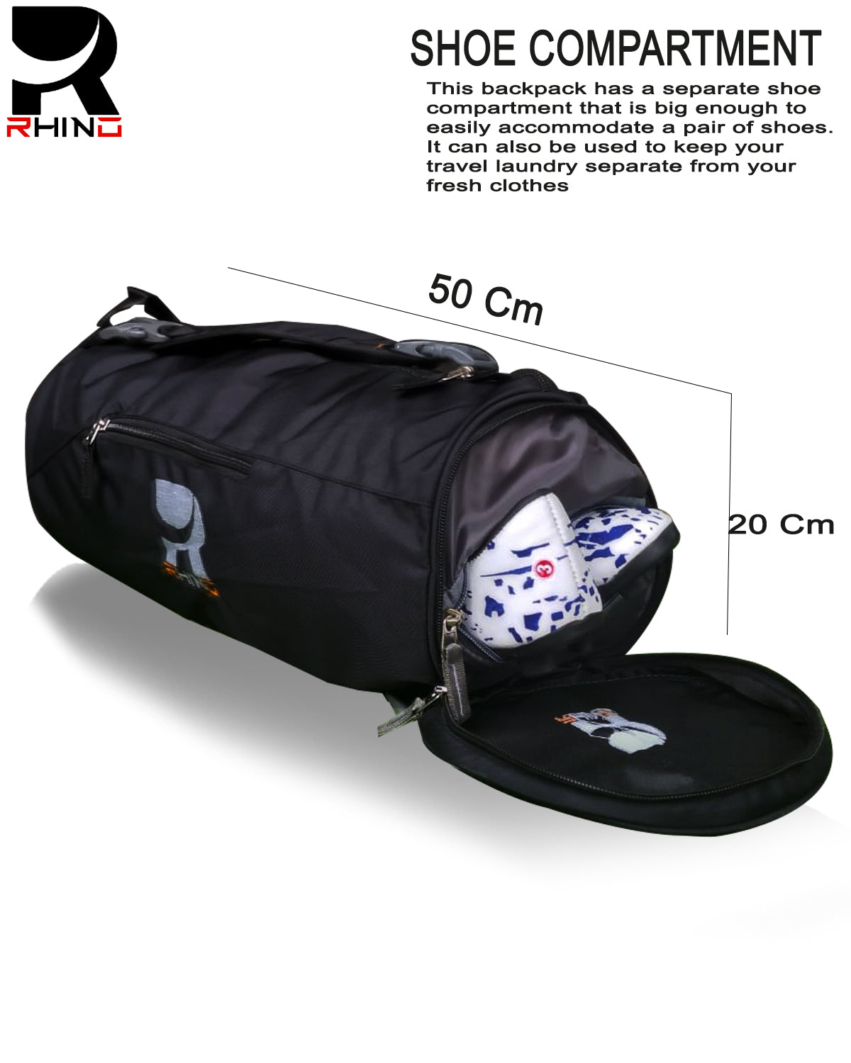 RHINO Duffel Bag NAVI BLACK