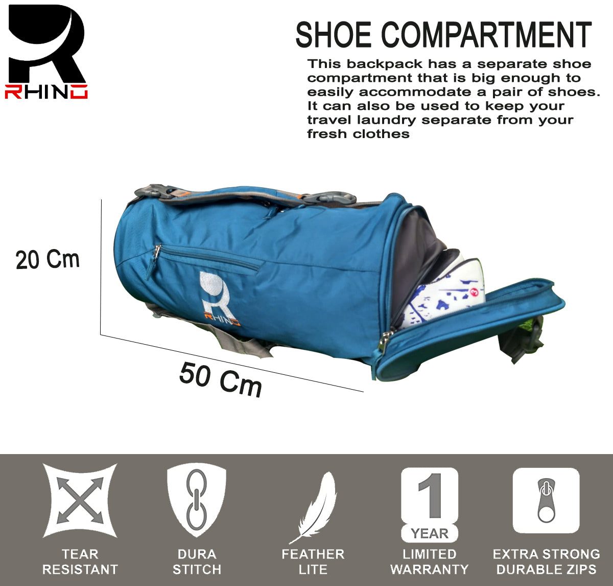 RHINO Duffel Bag NAVI BLU