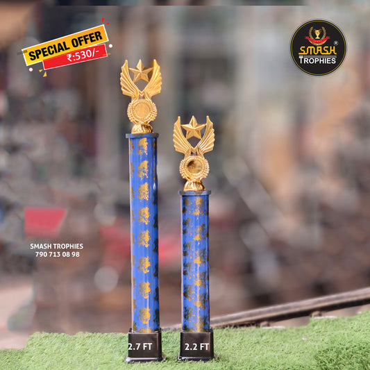 97-530 Plastic trophies Blue