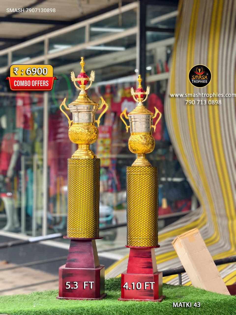 METAL TROPHY COMBO PRICE 6900/-