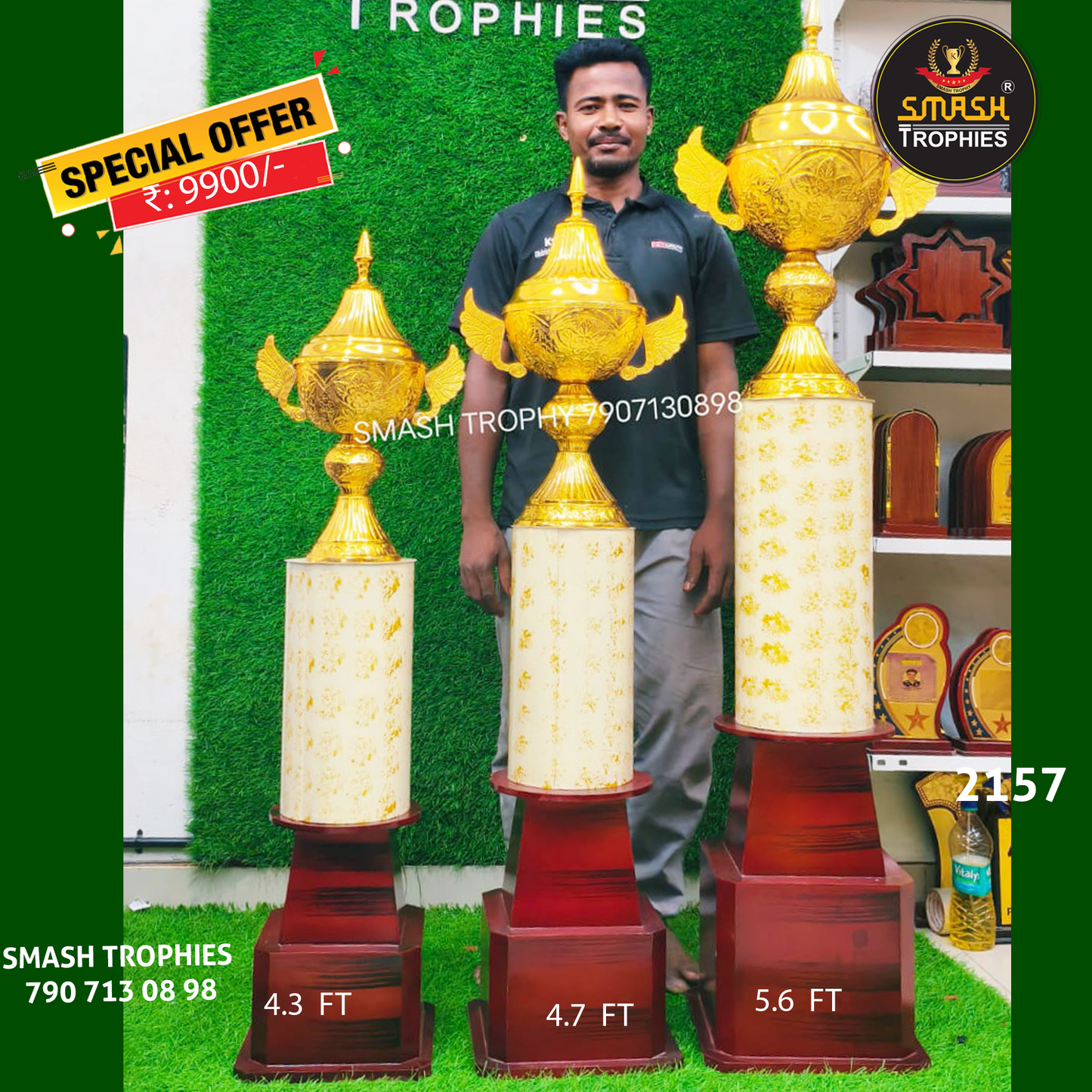 metal trophies MS 2157 LMS 9900
