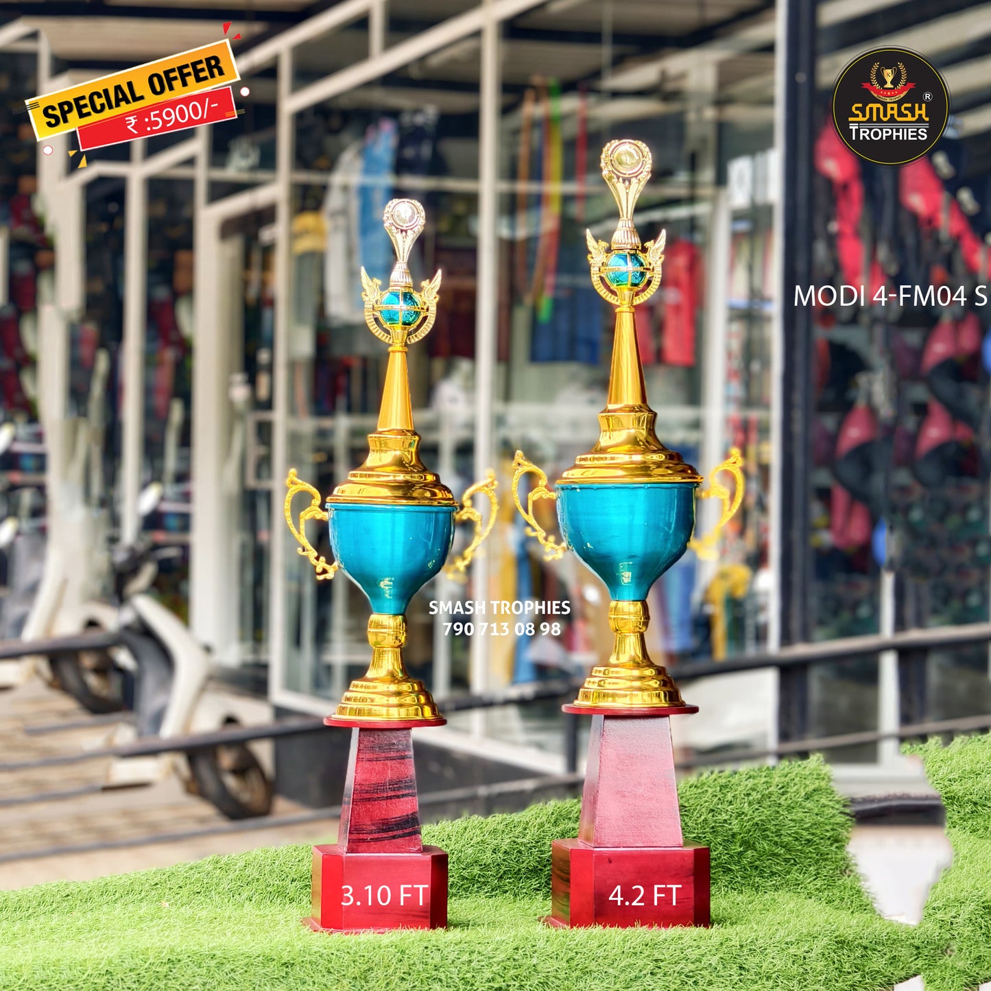 Metal trophies MODI 4-04  MS