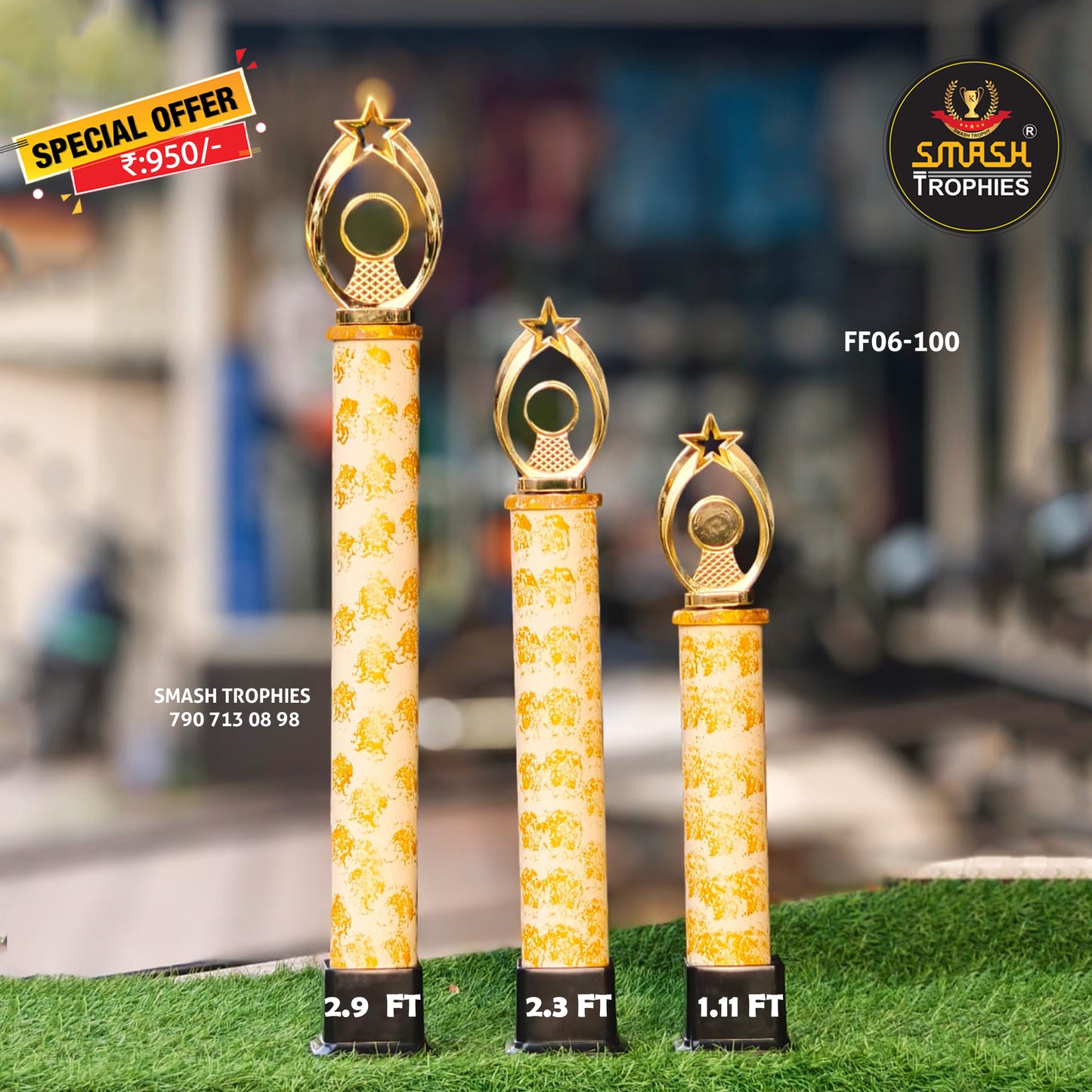 Plastic Trophy FF06-1000 WITH
