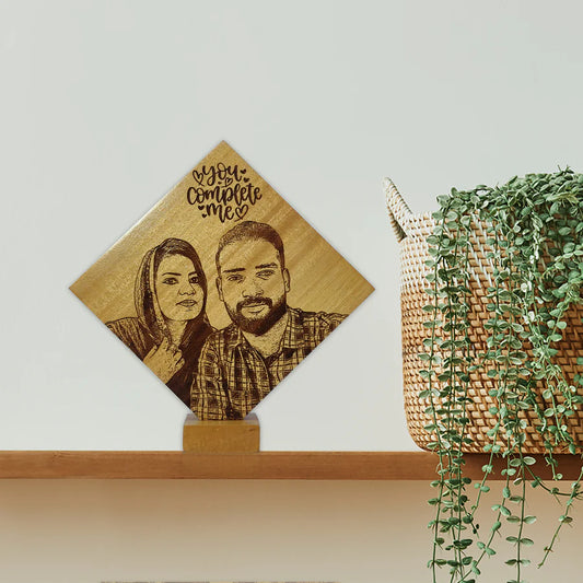 Customized Photo Carved Wooden Plaque