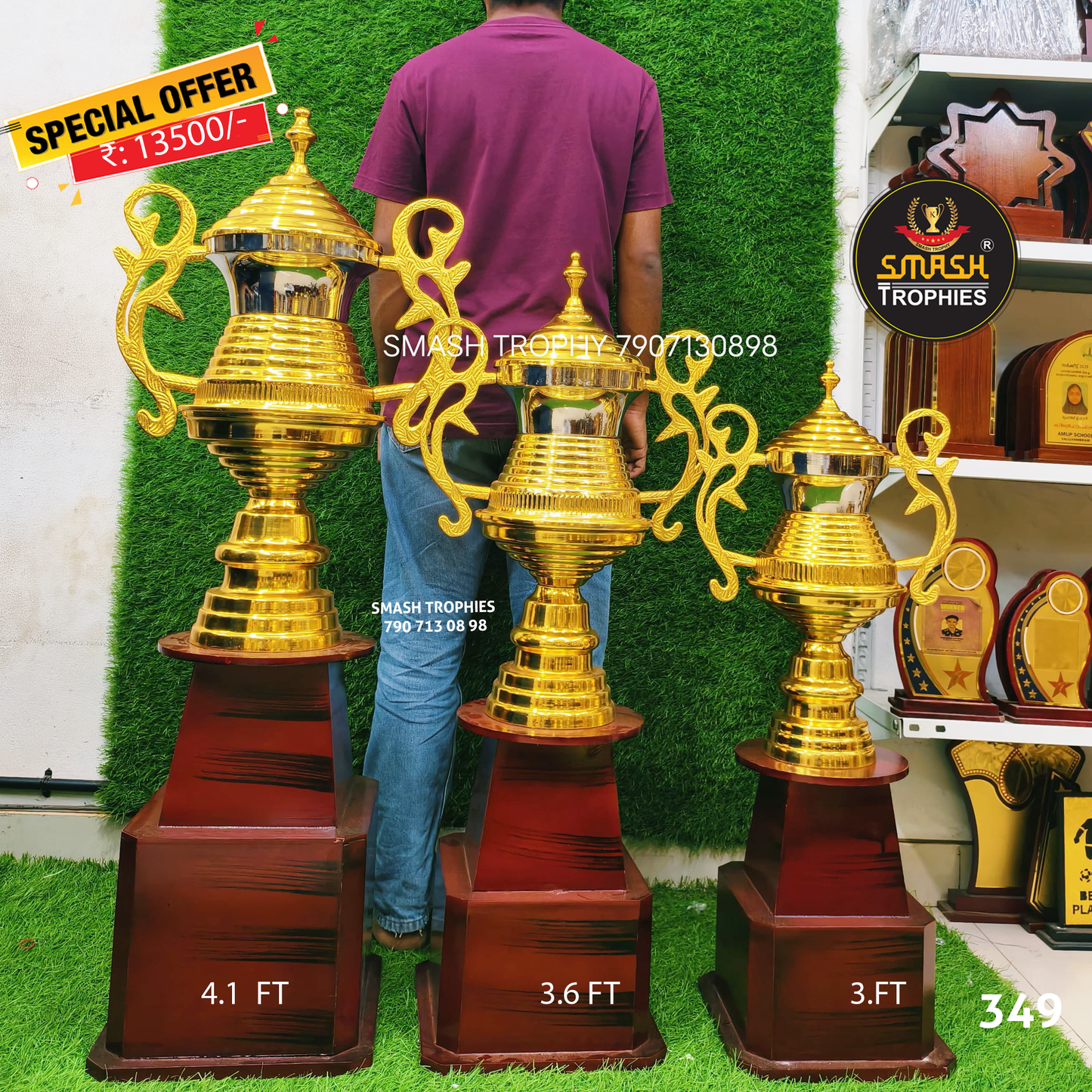 Metal  trophies 349 LMS 13500
