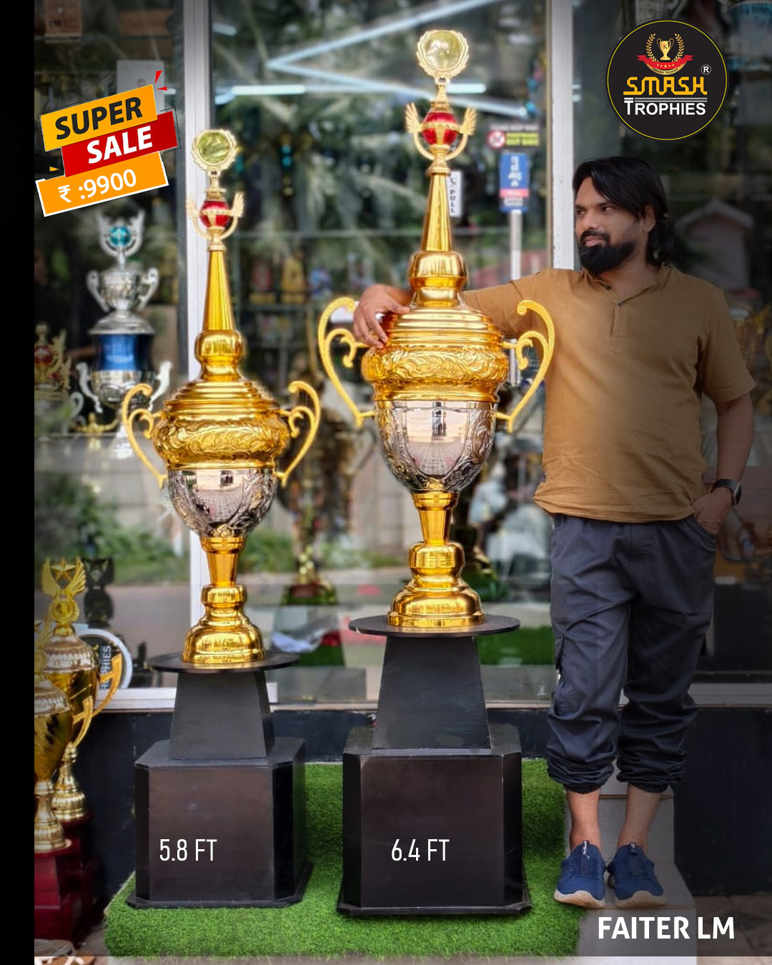 COLOSSAL TOURNAMENT TROPHY OFFER 9900/-
