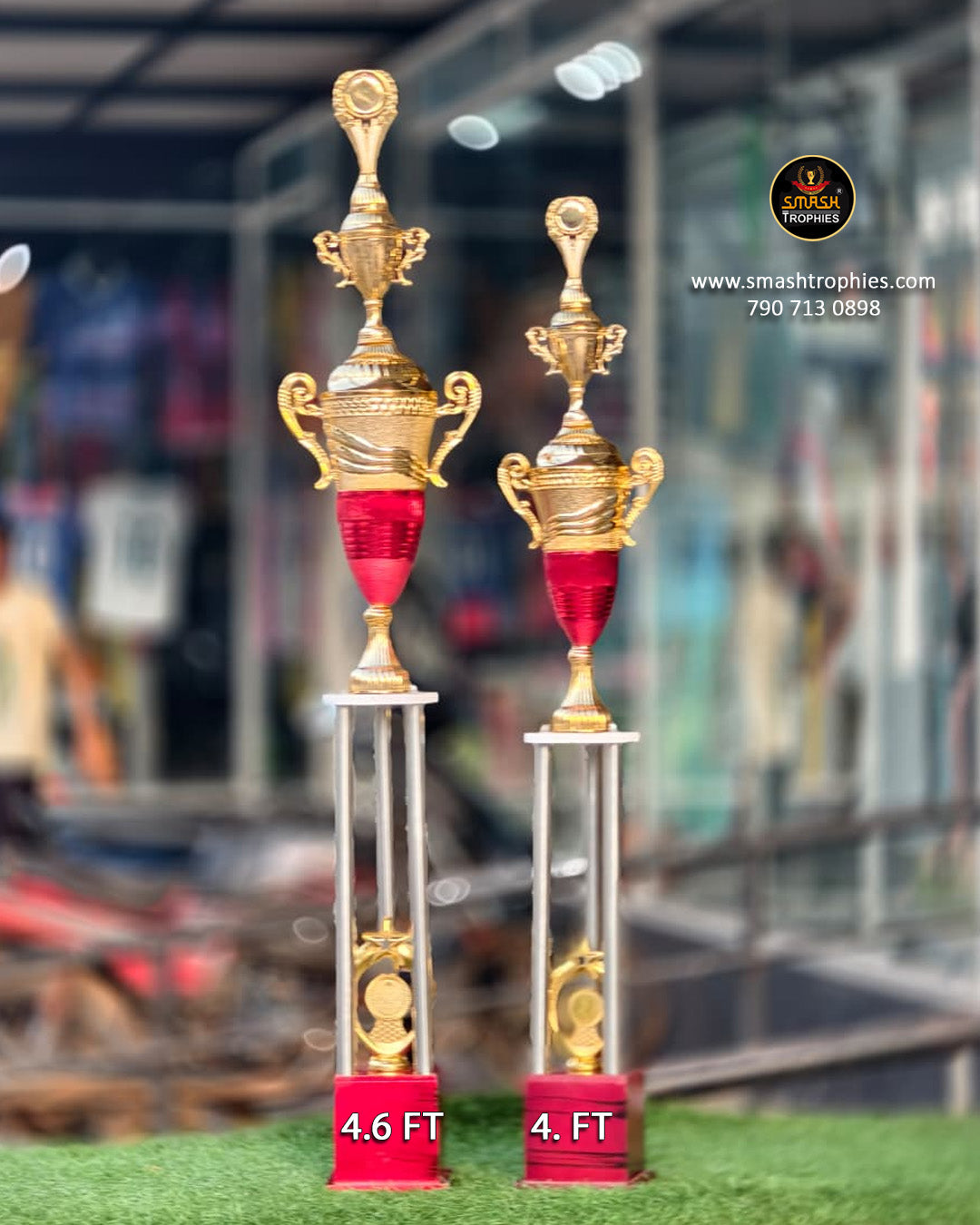 Winner &amp; Runner Tall Trophy Combo @ ₹3,900!