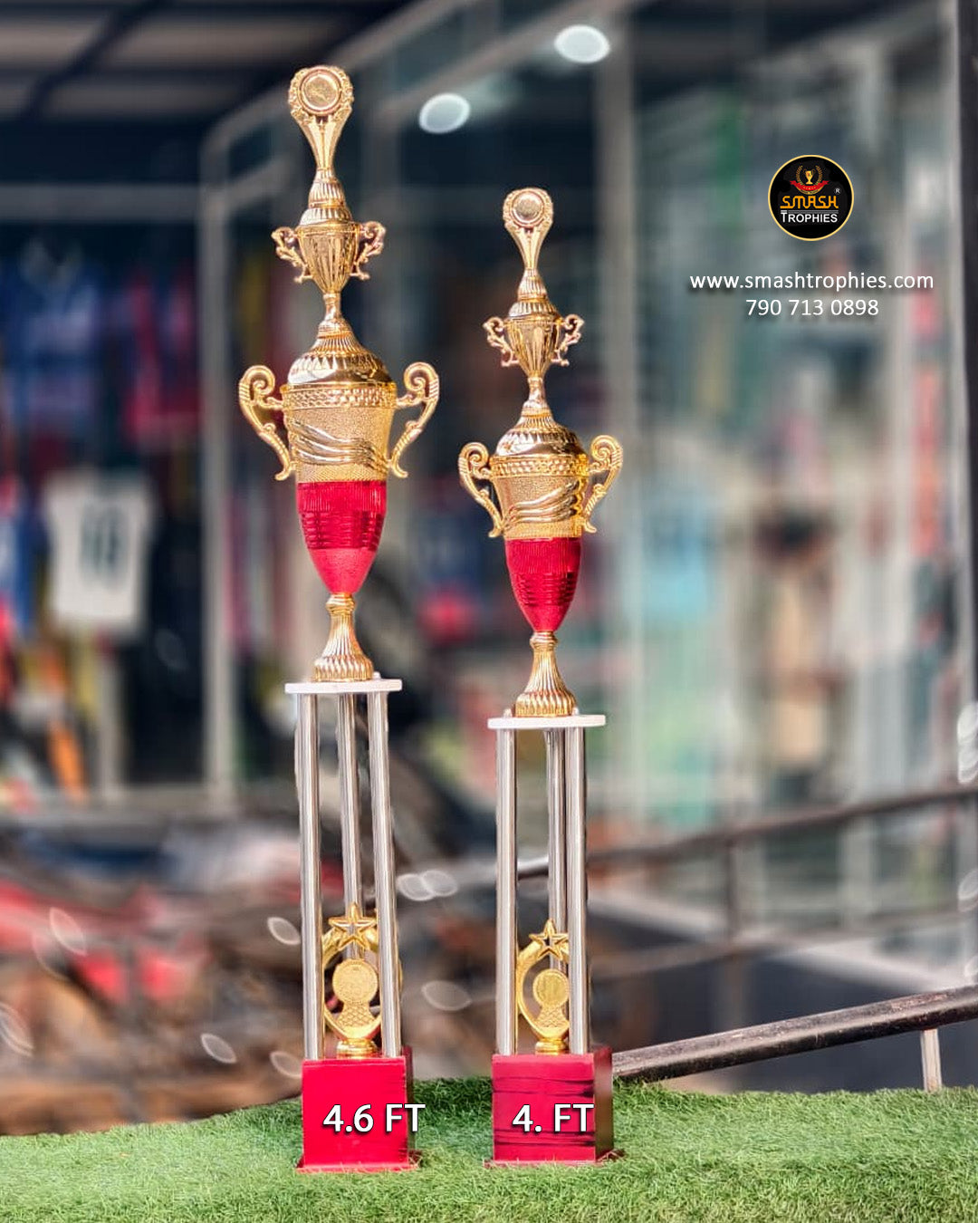 Winner &amp; Runner Tall Trophy Combo @ ₹3,900!