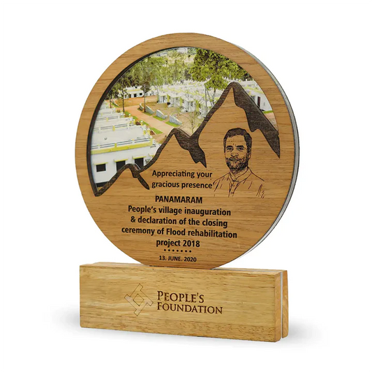 Personalized Wooden Guest Memento with Custom Engraving