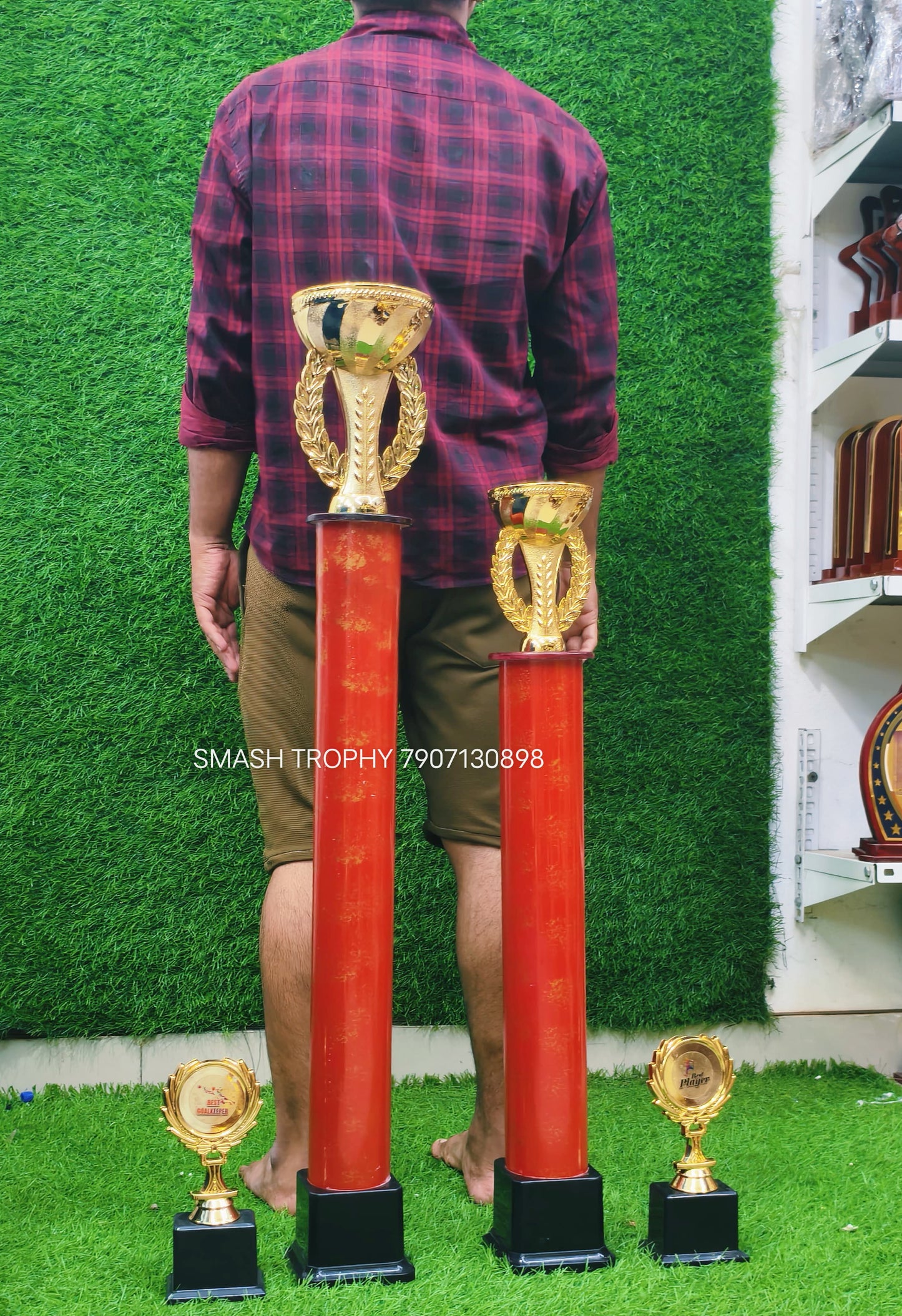 COMBO OFFER Trophies 218 -1100 3.5 ft ,2.9 RED
