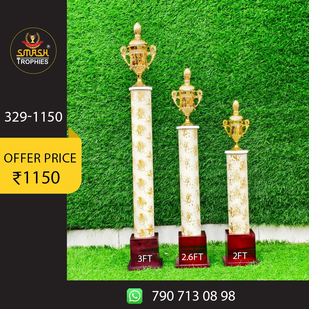 Low price plastic trophies 329-1150 WITH
