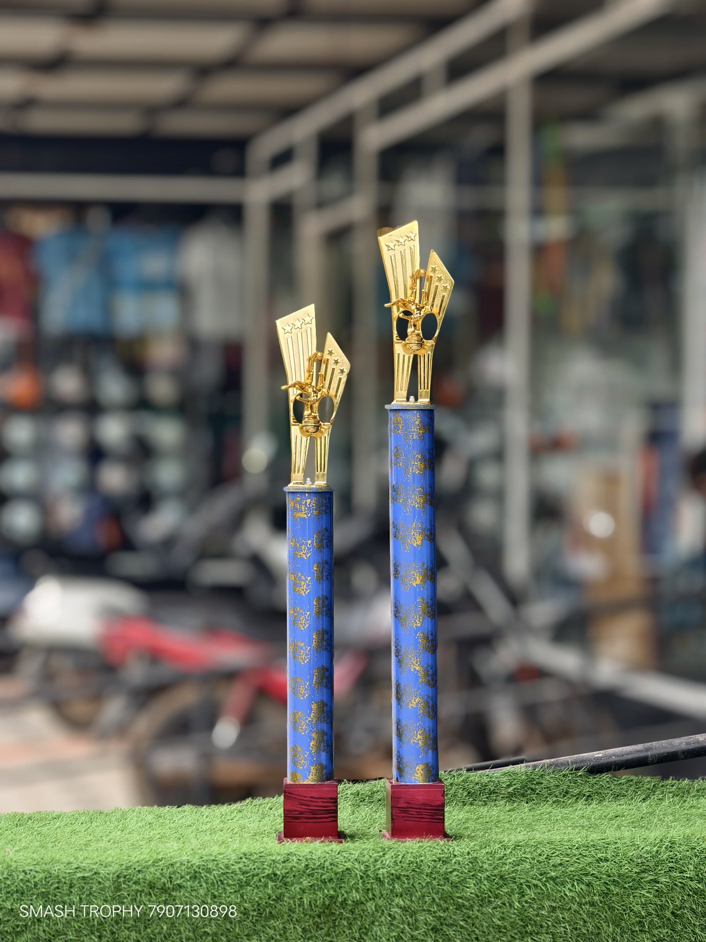 This is Plastic Trophy  FM 11 BLUE