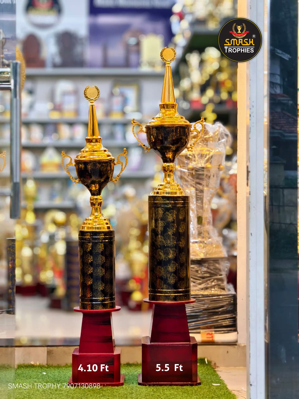 Metal trophies MODI 4 L M 5.5 ft black