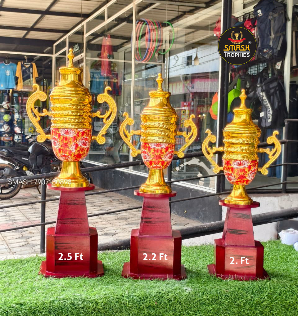 Metal trophies FIRE LMS RED