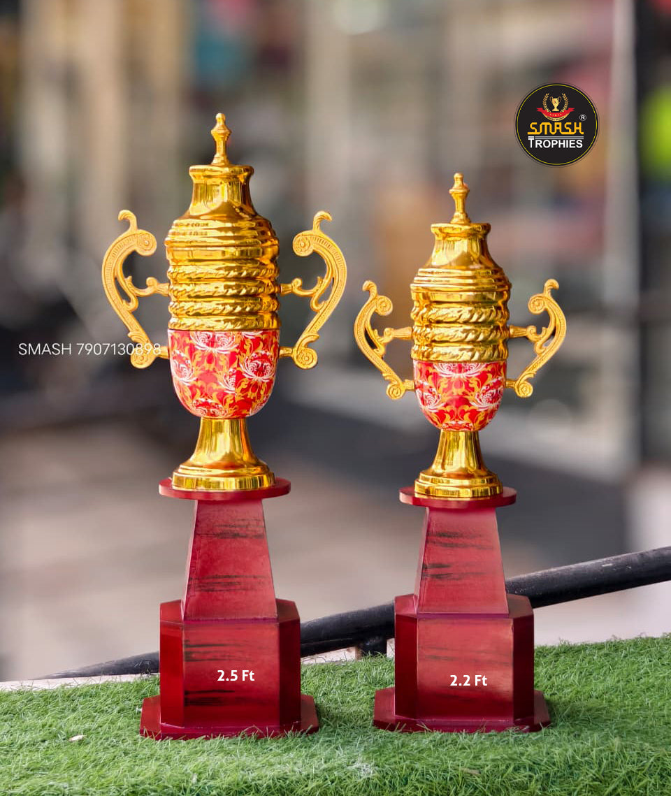 Metal trophies FIRE LM RED