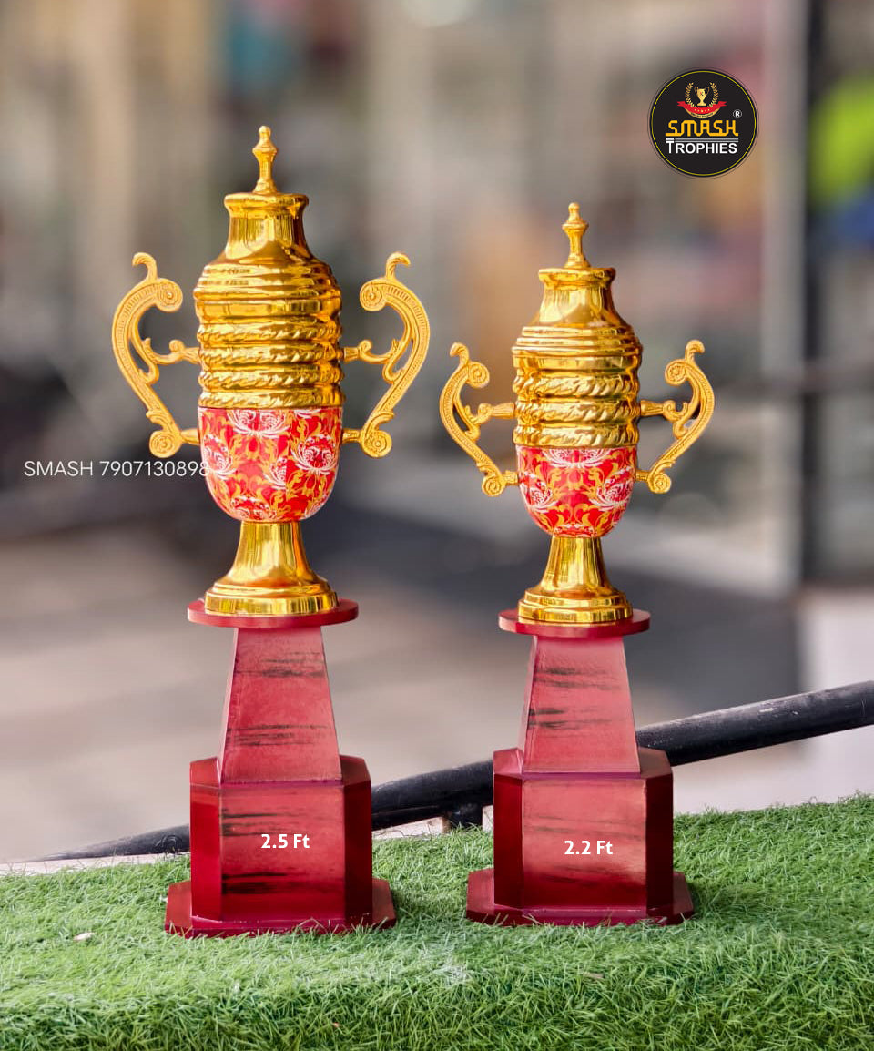 Metal trophies FIRE LM RED