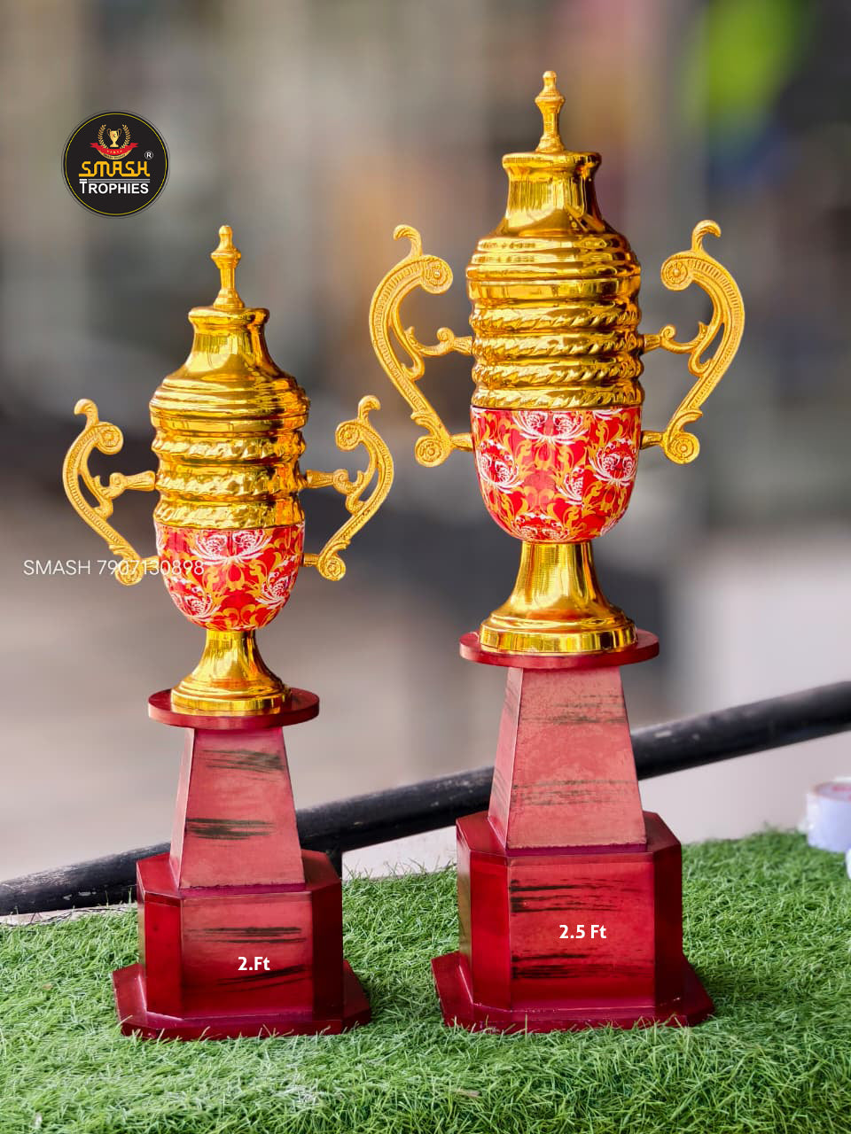 Metal trophies FIRE LS RED