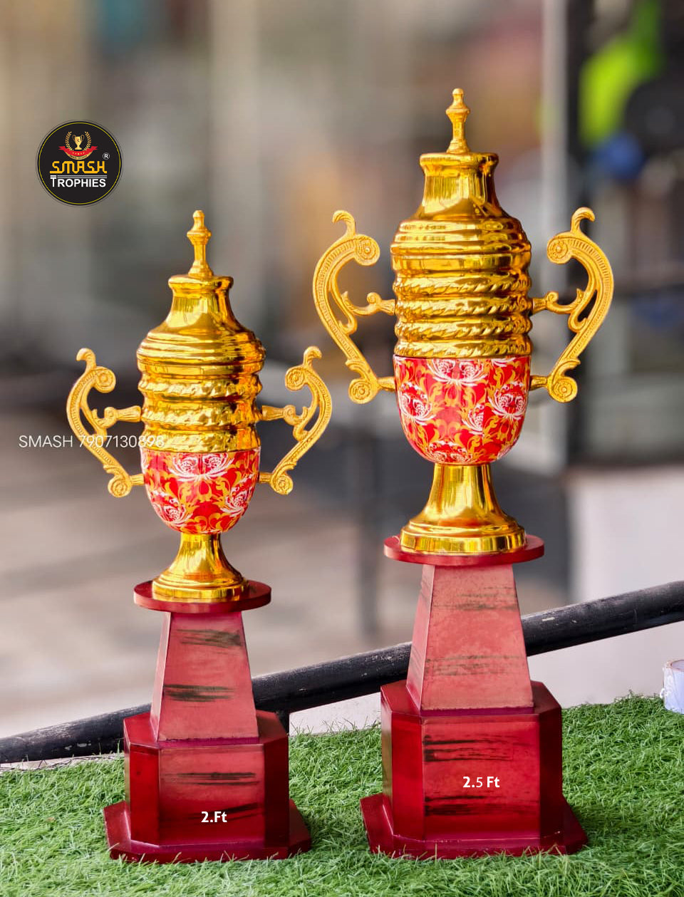 Metal trophies FIRE LS RED