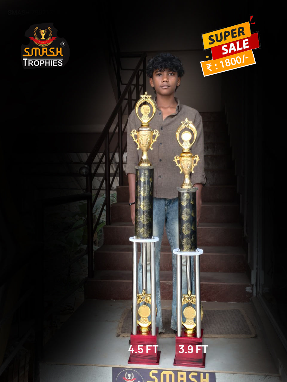 Trophies 33-1800 BLACK