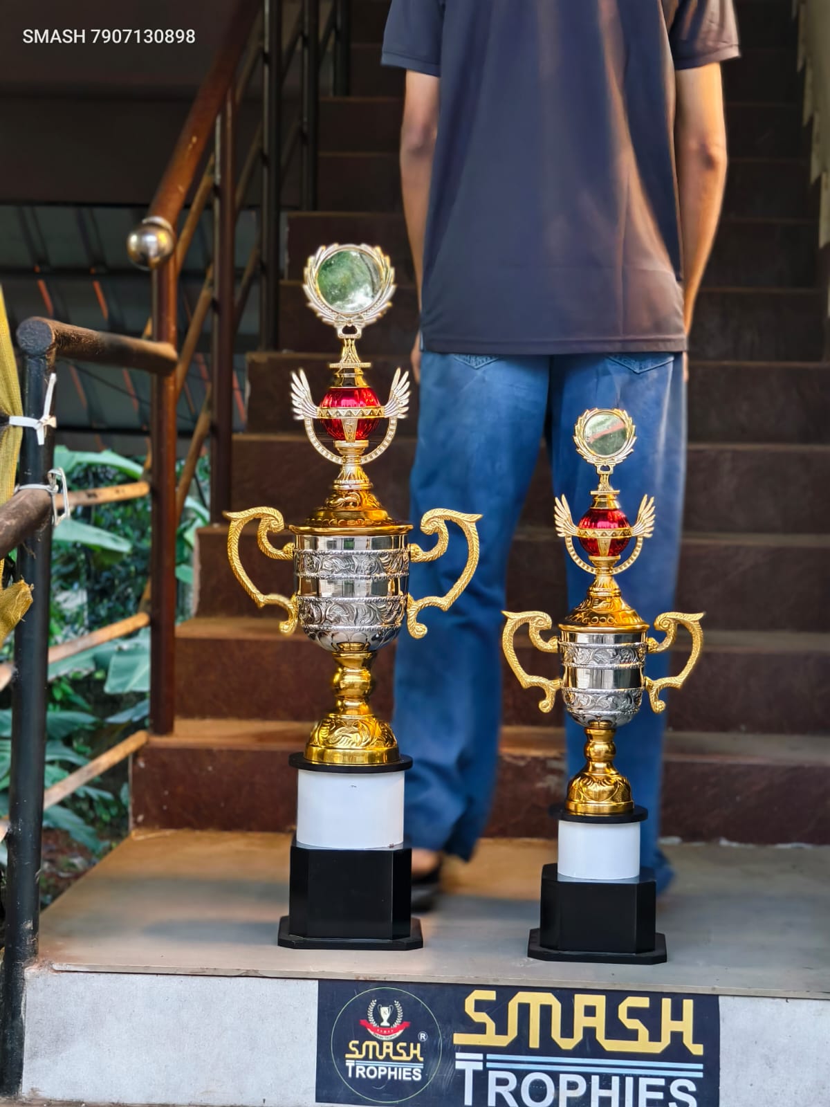 METAL GOLD &SILVER TROPHY MS 28-602 LS-4200