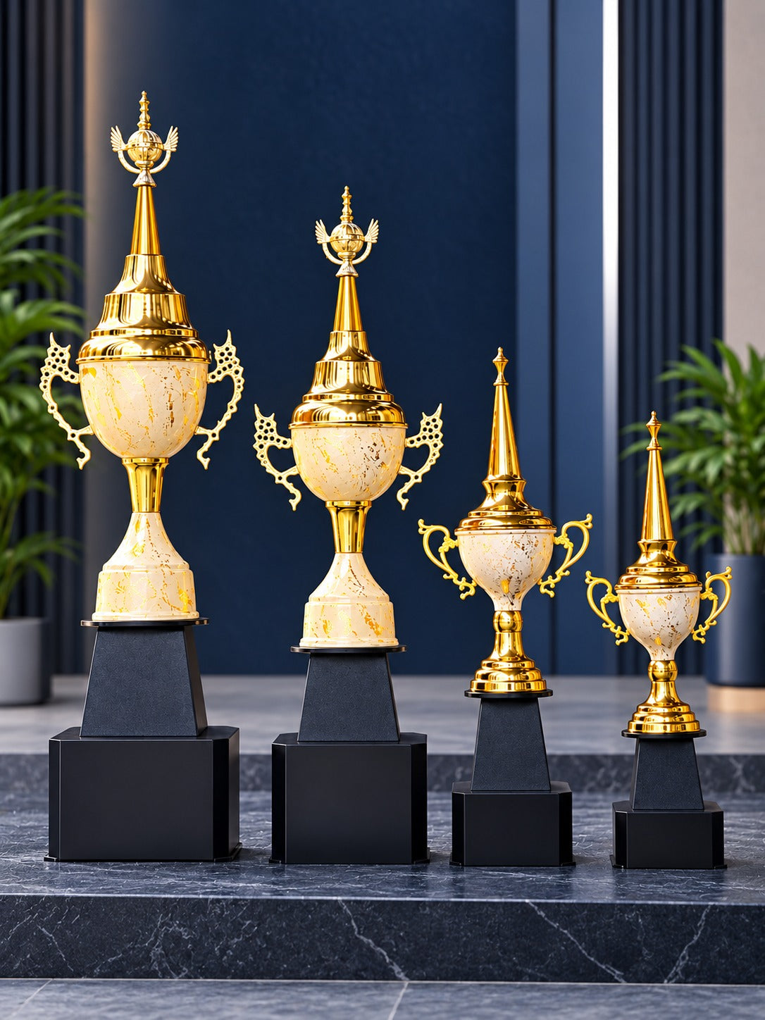 4 COMBO trophy OFFER PRICE: ₹12,900/- WITH