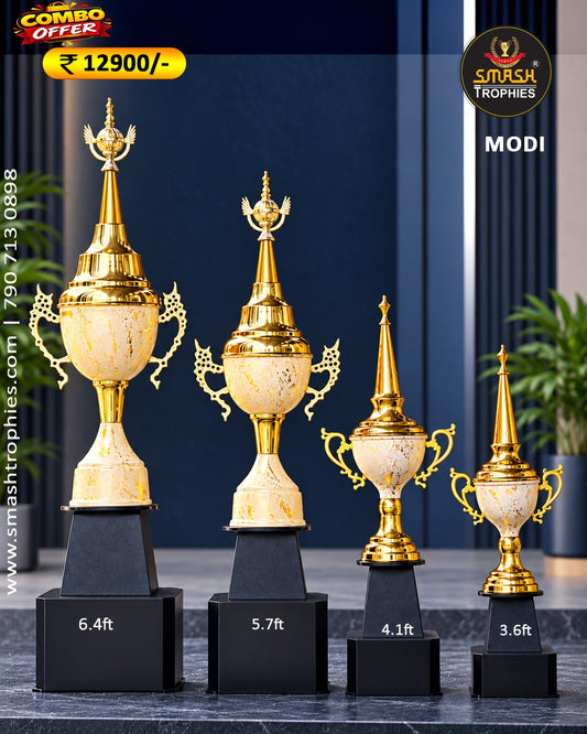 4 COMBO trophy OFFER PRICE: ₹12,900/- WITH