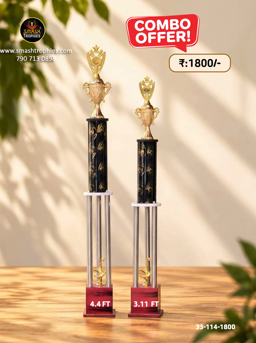 Plastic 2 Combo Trophy  33-114-1800 BLACK
