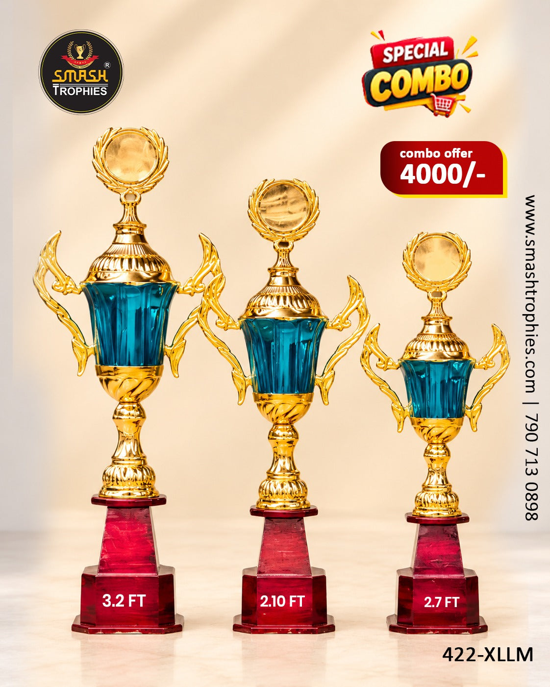 Plastic 2 Combo Trophy  422-4000-