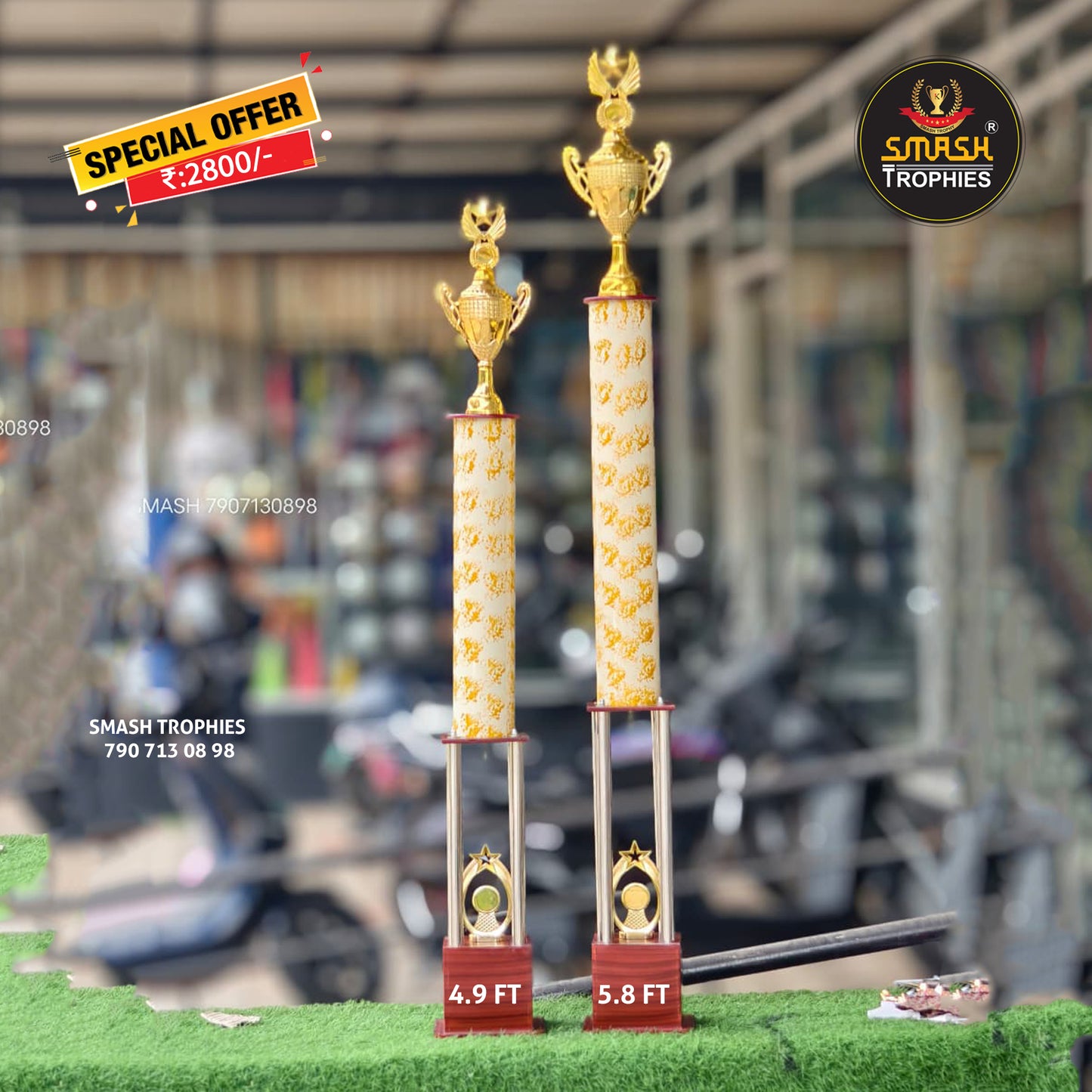 MS750-2800 Plastic trophies white